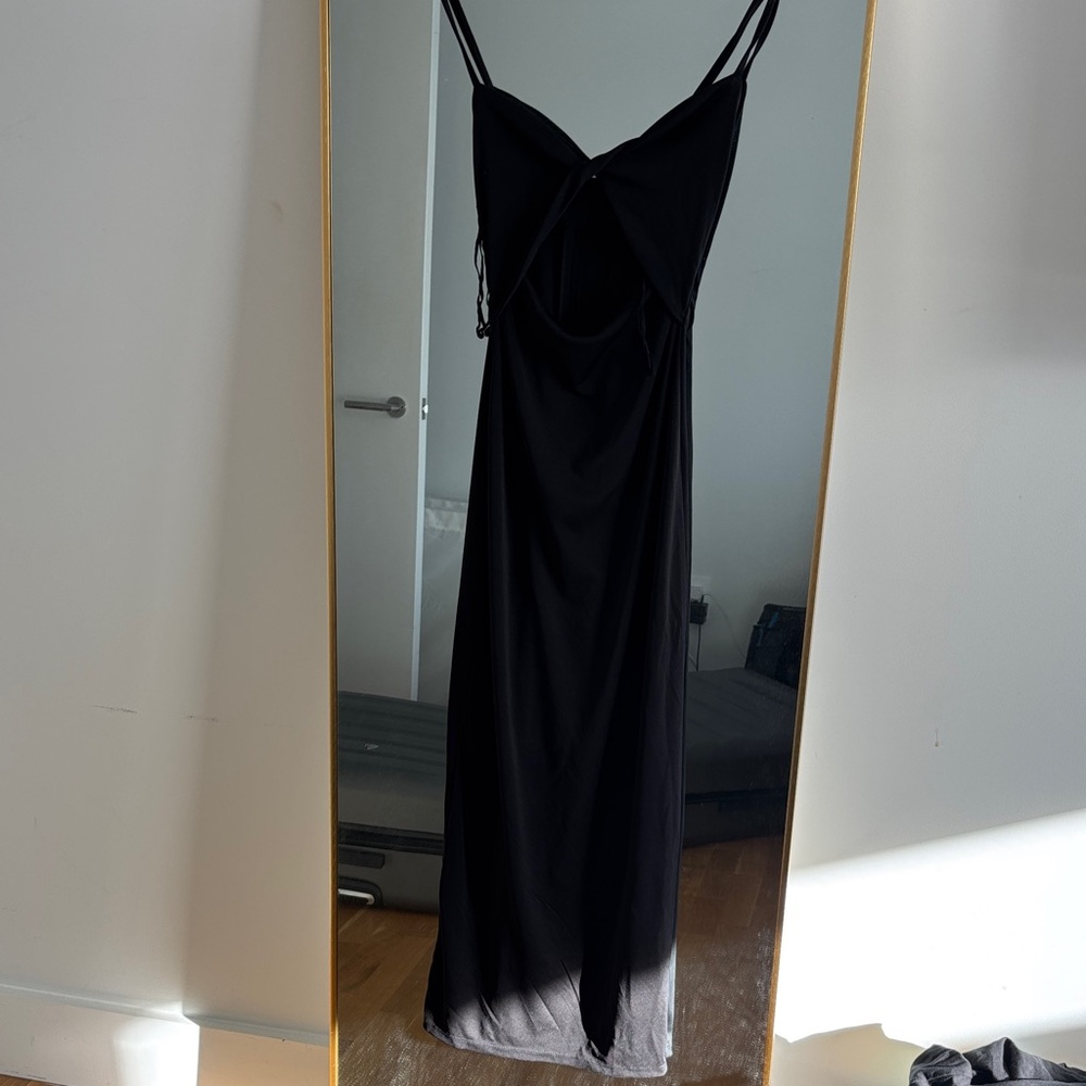 Zara Black Midi Dress